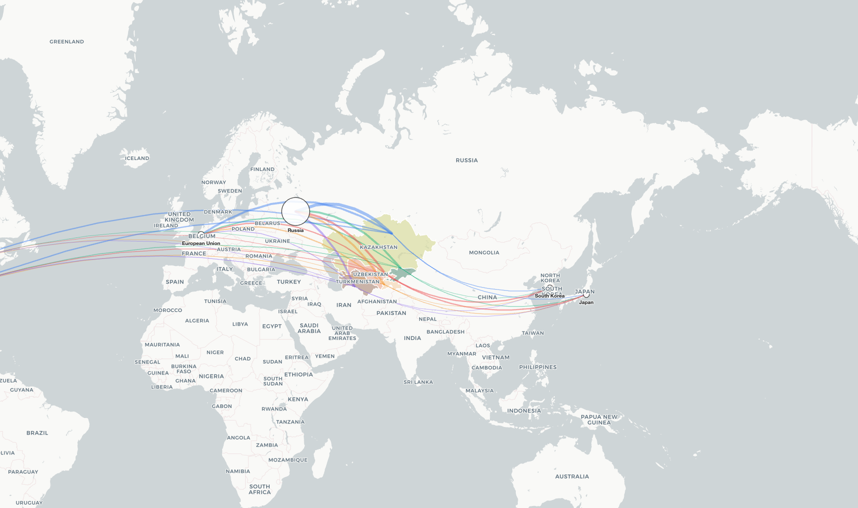 Migration Tracker Map